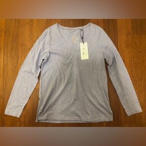 Blue t shirt women New NWT Joules Long Sleeve Soft Casual Comfy S US 6 UK 10